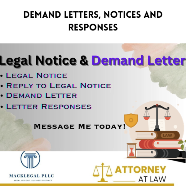 Demand Letters and Cease and Desist Letters